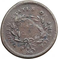 1795 C-5b R4 Plain Edge without Pole on Thick Planchet VF20. - 2