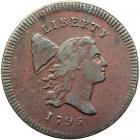 1795 C-6b R6 No Pole on Thick Planchet VF25+