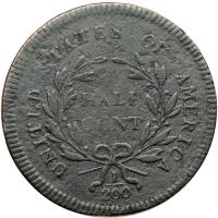 1795 C-6a R2 No Pole, Thin Planchet VG7 - 2