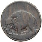 (1672-94) London Elephant Halfpenny Breen-186 Rarity-4 VF20