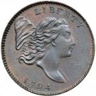 Liberty Cap Half Cent 1794 C-1a Large Edge Letters R3. PCGS MS64