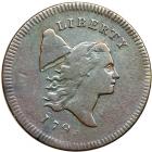 1795 C-6a R2 Thin Planchet Without Pole F15