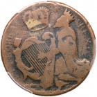 (1672-75) St Patrick Halfpenny Vlack 4-E Breen-204. PCGS VG10