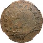 1788 New Jersey Maris 50-f Rarity-3 Head Left Type. NGC F15