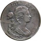 1800 S-206 R3 PCGS Genuine, AU Details, Graffiti