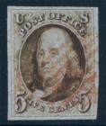 USA, 1847, 5&cent; red brown, graded XF 90