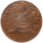 1787 Fugio Cent Newman 11-X Rarity-4 PCGS graded MS63 Brown