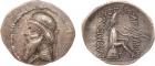 Parthian Kingdom. Mithradates I. Silver Drachm (4.09 g), 164-132 BC EF