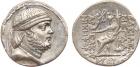 Parthian Kingdom. Phraates II. Silver Tetradrachm (16.22 g), 132-127 BC Choice V