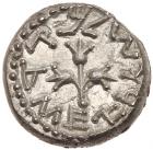 Judaea, The Jewish War. Silver 1/2 Shekel (6.73 g), 66-70 CE - 2