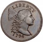 1796 S-81 R3 Liberty Cap PCGS graded AU55, CAC Approved