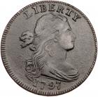 1797 S-120b R2 Reverse of 1795, Gripped Edge PCGS Genuine