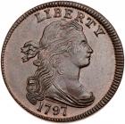 1797 S-135 R3 Reverse of 1797 PCGS graded MS64 Brown