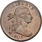 1803 S-249 R2 Corrected Denominator 100/000 PCGS graded AU58+