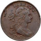 1797 S-131 R2+ Stemless Wreath PCGS graded AU53, CAC Approved