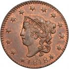 1818 N-3 R3 PCGS graded MS64 Red & Brown, CAC Approved
