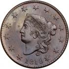 1819 N-3 R3- Close Stars PCGS graded MS63 Brown