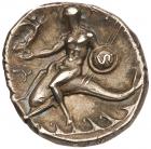 Calabria, Taras. Silver Nomos (6.47 g), ca. 280-272 BC Superb EF - 2