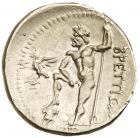 Bruttium, The Bretti. Silver Drachm (4.23 g), 216-214 BC EF - 2