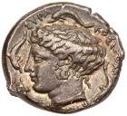 Sicily, Syracuse. Second Democracy. Silver Tetradrachm (17.20 g), 466-405 BC Nea - 2