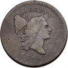 1795 C-6b R5+ No Pole, Thick Planchet PCGS Fine Details, Environmental Damage