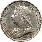 Great Britain. Crown, 1893 PCGS AU55