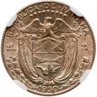 Panama. 1/10 Balboa, 1930 NGC MS66 - 2