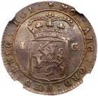 Netherlands East Indies. Gulden, ND (1811-1854) NGC AU50 - 2