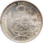 Peru. Sol, 1872-YJ PCGS MS63 - 2