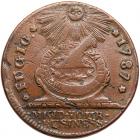 1787 Fugio Cent Newman 6-W R4 VF20