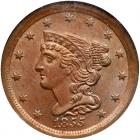 1855 C-1 R1 NGC graded MS64 Brown