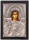 Silver Icon 950/1000 Sterling, "St. Barbara," Greece, 2nd Half of 20th Century