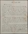 Economist Jean Baptiste Say -- 1824 ALS to Clement Biddle, With Excellent Content - 2