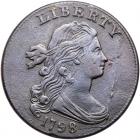 1798 S-177 R4+ Small 8, Style II Hair VF20