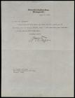 Taft, William H. - Letter Signed as Supreme Court Justice