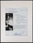 Donitz, Karl -- Souvenir Authorization to Ratify the German Surrender