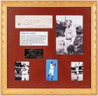 Baseball Legends: Jackie Robinson, Phil Rizutto and Yogi Berra; Two Signed Photos, One Personal Check.