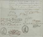 Talleyrand, Charles-Maurice de -- Document Signed as French Foreign Minister Under Napoleon