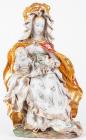 Italian Majolica by Prof. Eugenio Pattarino - Madonna & Child Sculpture Figurine
