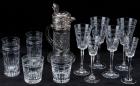 Czech Crystal Glassware -- 22 Pieces