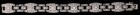 Exquisite 18K White Gold Original Art Deco Diamond and Sapphire Link Bracelet From the Historic Galt & Bros. Jewelry Company In