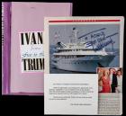 Donald Trump Signed Magazine Article Regarding His Yacht, "The Trump Princess" Plus Book Card Signed by Ivana