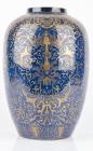 Kangxi Blue-Ground Gilt-Decorated Jar, Double Circle Mark